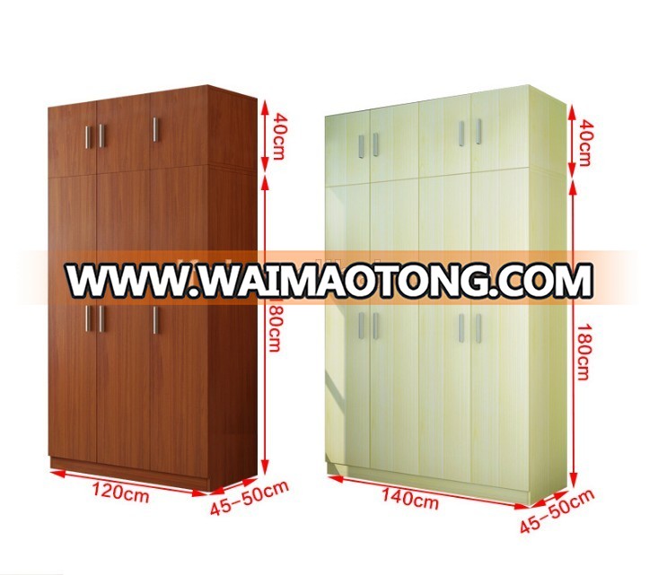 cheap modern bedroom 2 doors wardrobe with top ark