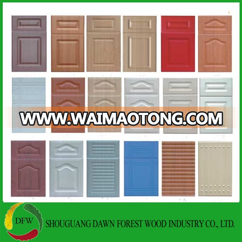 Pvc Film Cabinet Doors For Kitchen